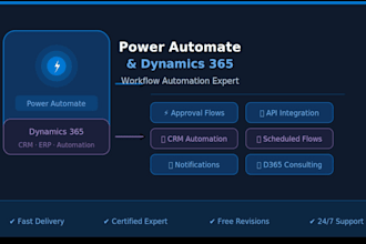 build power automate flows for dynamics 365 CRM automation