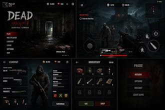 develop scary multiplayer survival horror shooting game, vr shooting p2e game,