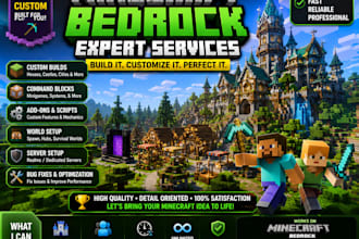 create custom minecraft addon for bedrock server