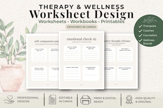 design printable worksheets in canva