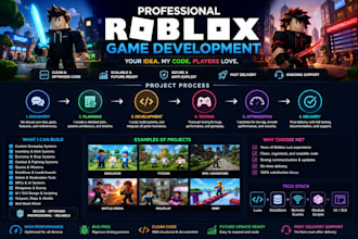 create custom roblox scripts fix bugs and advanced game system
