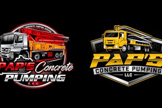 do amazing eye catching concrete logo design with free vector file