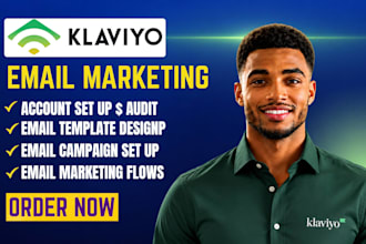 setup klaviyo email sms flows popups and campaigns for shopify stores