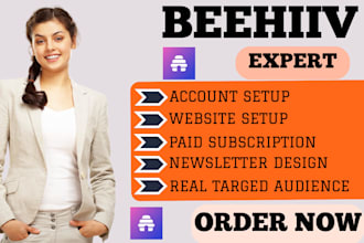 setup beehiiv newsletter beehive website landing page beehiiv automation setup