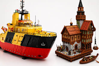 3d lego design, bricklink studio lego house stadium city moc and pdf instruction