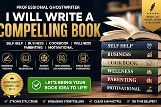 create compel self help business cookbook wellness parenting motivational book