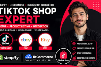 setup tik tok shop dropshipping setup tiktok shop and tiktok product listing