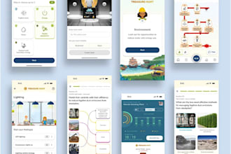 develop a scavenger hunt, treasure hunt, event hunt mobile app for ios, android