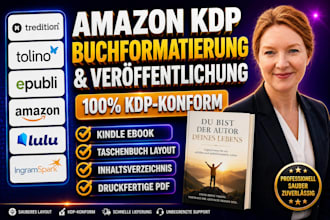 amazon KDP buchformatierung und veroffentlichung fur ebook und print