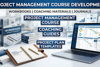 create a project management course workbook coaching materials business training