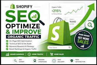 optimize shopify SEO and improve organic traffic