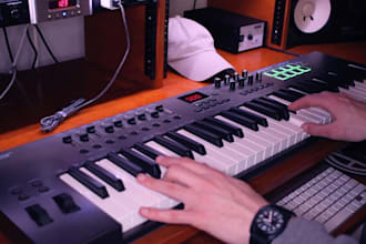 record professional piano, keyboard, and synth tracks for your song