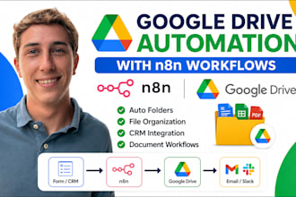 automate google drive folders, files and document workflows