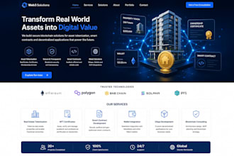 develop real estate and real world asset tokenization solutions
