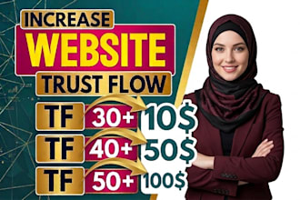 increase majestic trust flow tf 30 to 60