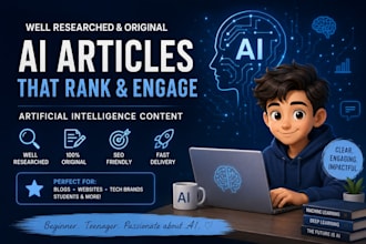 write well researched and original blog posts