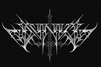 create a modern metalcore logo with best detail in 24h
