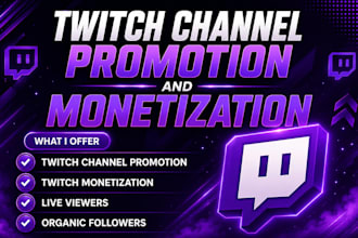do twitch promotion, twitch channel promotion, live viewers