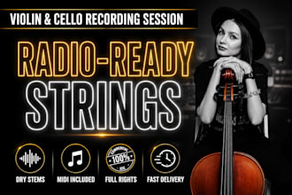 record session strings cello violin melody loop music recording audio track