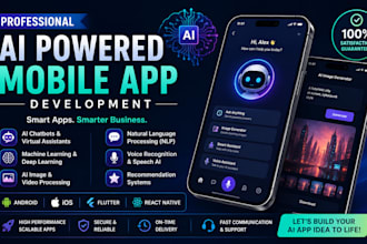 develop ai mobile app, integration ios app, android app, mobile app development