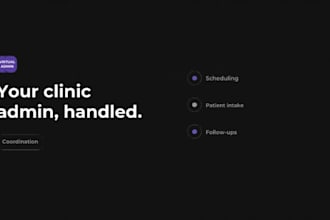 manage your clinic admin and scheduling remotely