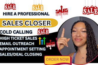 be your b2b sales closer high ticket sales closer salesperson appointment setter