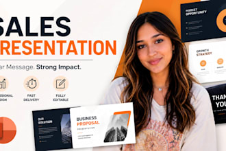design sales presentation, sales deck, business proposal powerpoint