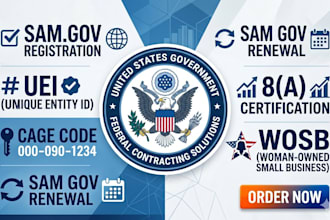 do samgov registration, uei, cage code, sam gov renewal, 8a, and wosb