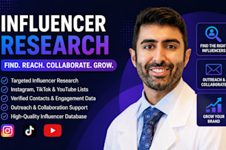 influencer research influencer outreach instagram influencer youtube outreach