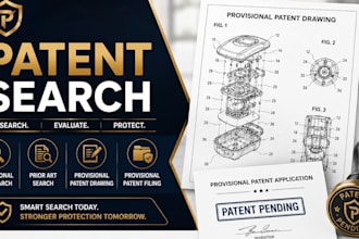 patent search provisional app search prior art provisional patent drawing filing
