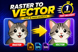 convert jpg, png, logo or image to vector svg