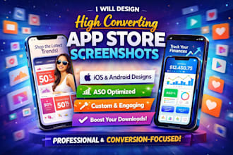 design high converting app store screenshots