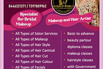 design professional pamphlet, flyer, brochure