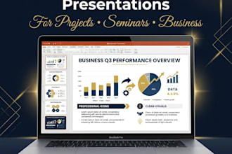 design a professional presentation for business or seminars