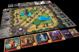 design board game card game tabletop game cards box rulebook tarot card game
