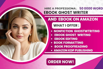 be your ebook ghostwriter and fiction ghostwriter