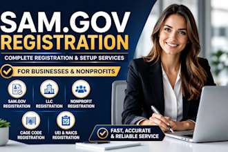 do sam gov nonprofit registration,llc registration, cage code, uei, naics code