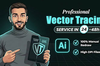 vectorize logo, vector tracing, convert image to vector