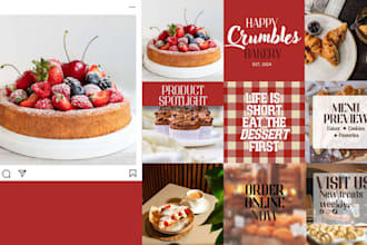 design a professional instagram post carousel
