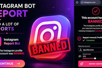 instagram mass report, ig banning, report tiktok, fb x banning, dmca takedown