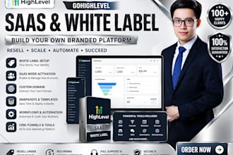 white label gohighlevel dashboard setup gohighlevel saas