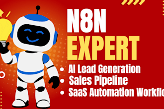 n8n saas automation workflows, sales pipeline, ai agent and lead generation
