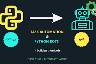 create python scripts for task automation and bots