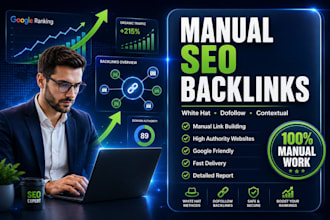 build manual dofollow SEO backlinks with white hat link building