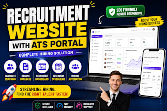 build recruitment website with applicant tracking system and ats portal