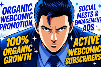 promote your webtoon, webcomic, or manga on tapas, voyceme