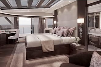 create interior and exterior 3d boat animation 3d yacht design 3d ship modeling