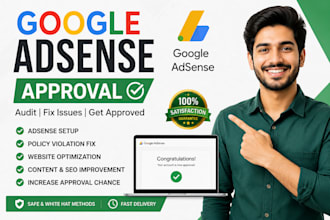 provide google adsense approval, fix adsense rejection for your website