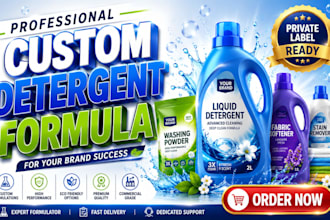 create a professional detergent formulation for your brand