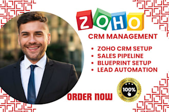 setup zoho CRM workflow automation blueprint and customization